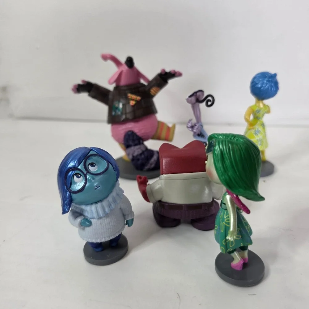 Disney Store Inside Out Figure Play Set 6 Pack Bing Bong Joy Sadness Anger Toy